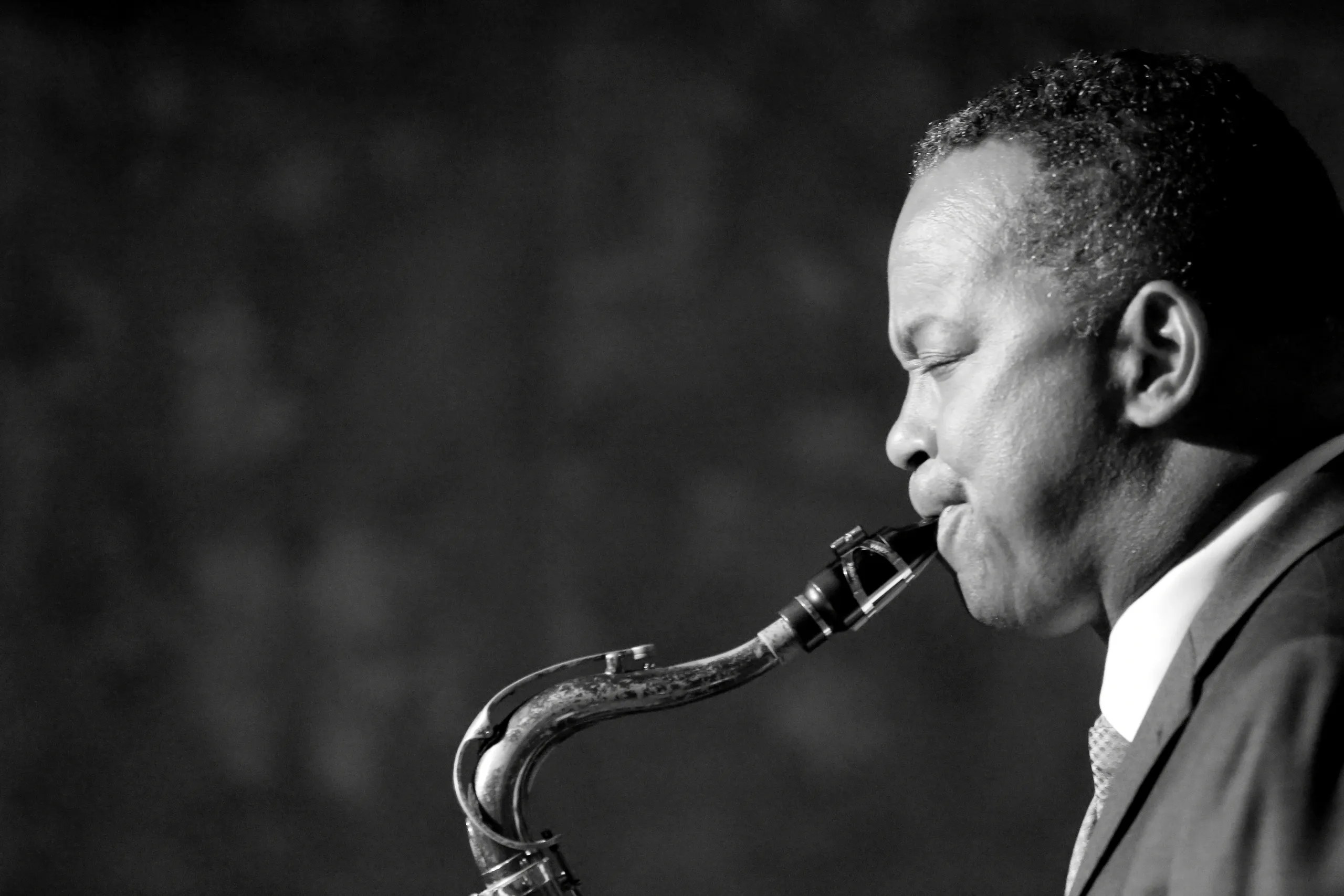 Victor Goines playing saxophone